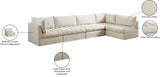 Jacob Velvet Modular Sectional Sofa - Luxurious Black Upholstery with Deep Channel Tufting Design