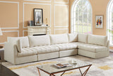 Jacob Velvet Modular Sectional Sofa - Luxurious Black Upholstery with Deep Channel Tufting Design