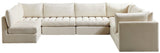 Jacob Velvet Modular Sectional Sofa - Luxurious Black Upholstery with Deep Channel Tufting Design