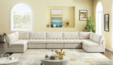 Jacob Velvet Modular Sectional Sofa - Luxurious Black Upholstery with Deep Channel Tufting Design