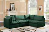 Jacob Velvet Modular Sectional Sofa - Luxurious Soft Black Upholstery with Contemporary Design