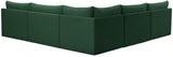 Jacob Velvet Modular Sectional Sofa - Luxurious Soft Black Upholstery with Contemporary Design