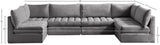 Jacob Velvet Modular Sectional - Luxurious Contemporary Seating with Endless Configuration Options