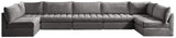 Jacob Velvet Modular Sectional - Luxurious Contemporary Seating with Endless Configuration Options