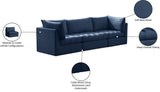 Jacob Velvet Modular Sofa - Luxurious Contemporary Seating with Deep Channel Tufting & Easy Attachment