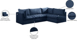 Jacob Velvet Modular Sectional - Luxurious Soft Touch, Customizable Design, and Contemporary Style