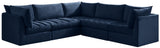 Jacob Velvet Modular Sectional - Luxurious Soft Touch, Customizable Design, and Contemporary Style
