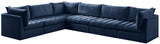 Jacob Velvet Modular Sectional - Luxurious Soft Touch, Customizable Design, and Contemporary Style