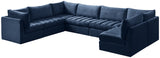 Jacob Velvet Modular Sectional - Luxurious Soft Touch, Customizable Design, and Contemporary Style