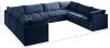 Jacob Velvet Modular Sectional - Luxurious Soft Touch, Customizable Design, and Contemporary Style