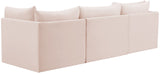 Jacob Velvet Modular Sofa - Luxurious Contemporary Seating with Deep Channel Tufting & Easy Attachment