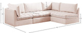Jacob Velvet Modular Sectional Sofa - Luxurious Soft Black Upholstery with Customizable Configurations
