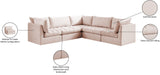 Jacob Velvet Modular Sectional Sofa - Luxurious Soft Black Upholstery with Customizable Configurations