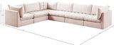 Jacob Velvet Modular Sectional Sofa - Luxurious Soft Black Upholstery with Customizable Configurations