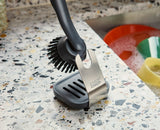 SinkTech™ Washing-Up Brush with Steel Stand & Extra Heads