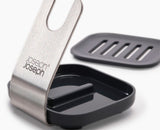 SinkTech™ Soap Dispensing Washing-Up Brush with Steel Stand & Extra Heads