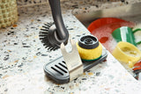 SinkTech™ Washing Up Brush & Sponge Set with Steel Stand