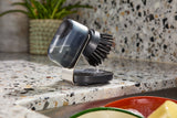 SinkTech™ Compact Soap Dispensing Washing Up Brush with Steel Stand