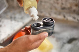 SinkTech™ Compact Soap Dispensing Washing Up Brush with Steel Stand