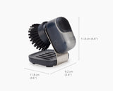 SinkTech™ Compact Soap Dispensing Washing Up Brush with Steel Stand