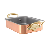 Mauviel M'Minis Copper Roasting Pan With Brass Handles, 7.1 x 5.5-in