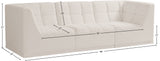 Relax Modular Sofa with Biscuit Tufting - Versatile Contemporary Design for Stylish Living Spaces