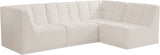 Relax Black Velvet Modular Sectional Sofa with Biscuit Tufting - Stylish Comfort for Any Space