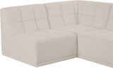Relax Black Velvet Modular Sectional Sofa with Biscuit Tufting - Stylish Comfort for Any Space