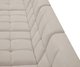 Relax Black Velvet Modular Sectional Sofa with Biscuit Tufting - Stylish Comfort for Any Space