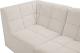 Relax Black Velvet Modular Sectional Sofa with Biscuit Tufting - Stylish Comfort for Any Space