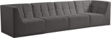 Relax Modular Sofa with Biscuit Tufting - Versatile Contemporary Design for Stylish Living Spaces