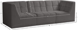 Relax Modular Sofa with Biscuit Tufting - Versatile Contemporary Design for Stylish Living Spaces