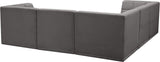 Relax Black Velvet Modular Sectional with Biscuit Tufting for Ultimate Comfort and Modern Style