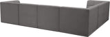 Relax Black Velvet Modular Sectional with Biscuit Tufting for Ultimate Comfort and Modern Style