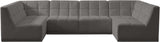 Relax Black Velvet Modular Sectional with Biscuit Tufting for Ultimate Comfort and Modern Style