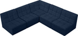 Relax Velvet Modular Sectional Sofa with Biscuit Tufting - Versatile, Cozy, and Contemporary Design