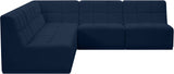 Relax Velvet Modular Sectional Sofa with Biscuit Tufting - Versatile, Cozy, and Contemporary Design