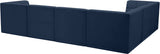 Relax Velvet Modular Sectional Sofa with Biscuit Tufting - Versatile, Cozy, and Contemporary Design