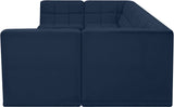 Relax Velvet Modular Sectional Sofa with Biscuit Tufting - Versatile, Cozy, and Contemporary Design