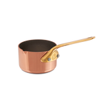 Mauviel M'MINIS Copper Sauce Pan With Pouring Spout, Brass Handle, 2-In