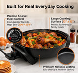 Moss & Stone 12-Inch Nonstick Electric Skillet