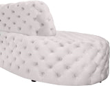 Royal Velvet Contemporary 2-Piece Sectional - Spacious, Stylish Seating with Deep Button Tufting Comfort
