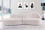 Royal Velvet Contemporary 2-Piece Sectional - Spacious, Stylish Seating with Deep Button Tufting Comfort