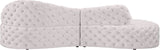 Royal Velvet Contemporary 2-Piece Sectional - Spacious, Stylish Seating with Deep Button Tufting Comfort