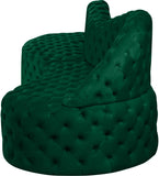 Royal Velvet Contemporary 2-Piece Sectional - Spacious, Stylish Seating with Deep Button Tufting Comfort