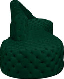 Royal Velvet Contemporary 2-Piece Sectional - Spacious, Stylish Seating with Deep Button Tufting Comfort