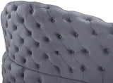 Royal Velvet Contemporary 2-Piece Sectional - Spacious, Stylish Seating with Deep Button Tufting Comfort