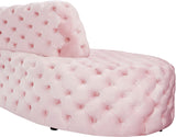 Royal Velvet Contemporary 2-Piece Sectional - Spacious, Stylish Seating with Deep Button Tufting Comfort