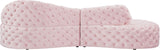 Royal Velvet Contemporary 2-Piece Sectional - Spacious, Stylish Seating with Deep Button Tufting Comfort