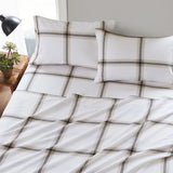 Cabin Cotton Flannel Sheet Set, Tan Plaid